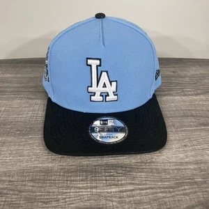 Los Angeles Dodgers New Era 9Fifty A-Frame 60 Year Patch Light Blue Snapback Hat - Picture 1 of 5
