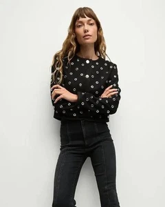 The View 2025 Joy Behar Grommet Embellished Jacket - Picture 1 of 5