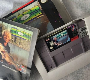Jimmy Houston's Bass Tournament U.S.A. (Super Nintendo SNES, 1994) - Picture 1 of 10