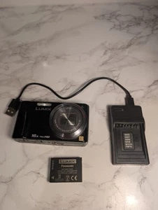 Panasonic Digital Camera Lumix DMC-TZ20 14.1MP Black Tested - Picture 1 of 21