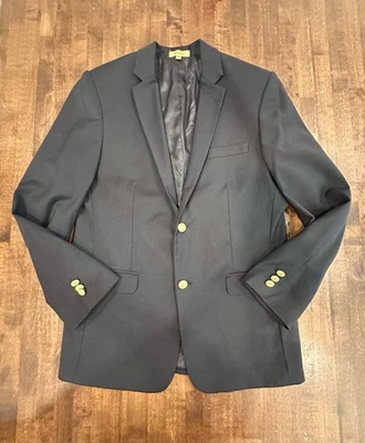Blazer Class Club Boys Talla 18 Azul Marino Mezcla Lana Dorado Latón Botones Chaqueta Dillards Foto 1 de 4