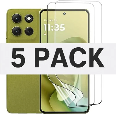 PIXFAB Película protectora de pantalla de hidrogel para Motorola G06 Power G86 G56 G55 G35 G75 G34