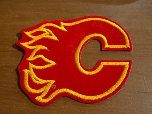 Vintage Calgary Flames NHL Logo Patch, 5” - Picture 1 of 1