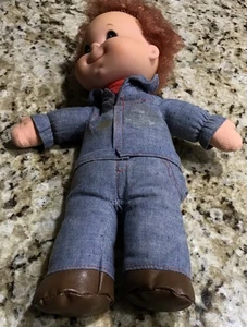 Vintage 70er Jahre rote Haare Mattel Baby Bohnen Biffy Boy Beanie Puppe - Bild 1 von 4