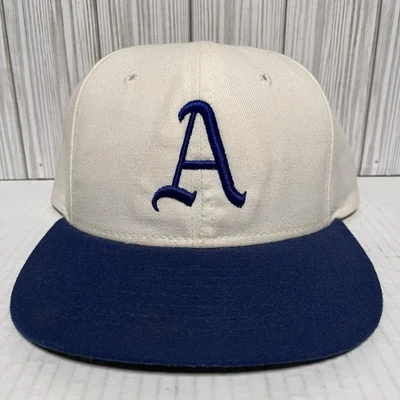 Gorra Philadelphia Athletics Roman Pro 7 3/8 Cuero Colección Cooperstown Foto 1 de 4
