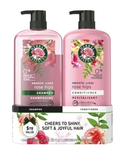 Herbal Essences Rose Hips Smooth Shampoo & Conditioner w/ Jojoba 29.2 oz Each - Picture 1 of 4