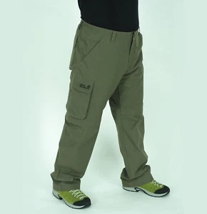 Mens Jack Wolfskin Havana Zip Off 1500821 Granite Regular Fit Hiking Trousers - Picture 1 of 4