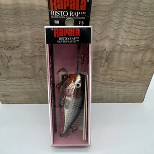 Rapala Risto Rap Deep Runner Ireland Made RR-7 Silver Black - FAST SHIPPING! - Picture 1 of 5