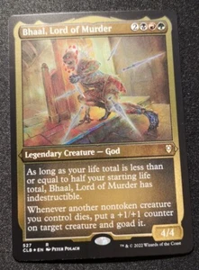 Bhaal, Lord Of Murder - Etched Foil - CLB - MTG - NM - EN - 527 - Picture 1 of 1