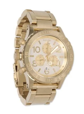 Nixon 302559 A0371219 Lefty 42-20 Chronograph Gold Tone Mens Watch - Image 1 of 2