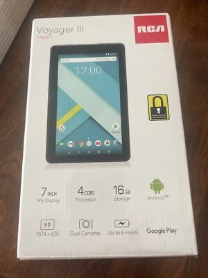 RCA Voyager Pro RCT6773W42KC 16 GB, Wi-Fi, 7 pulgadas - TOTALMENTE NUEVO NUNCA TOCADO Foto 1 de 3