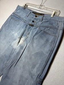 Vintage Marithe Girbaud Francois Jeans Mens 40x32 40 Tag USA Made 90s Y2K Blue - Picture 1 of 9