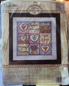 Plaid Bucilla Count Cross Stitch Karla Dornacher - Sweet, Love, Dreams - Picture 1 of 3