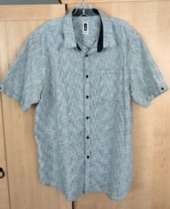 Howe Mens Shirt XL Short Sleeve Blue - Picture 1 of 6