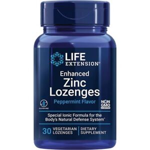 Life Extension Enhanced Zinc Lozenges - Peppermint 18.75 mg 30 Loz