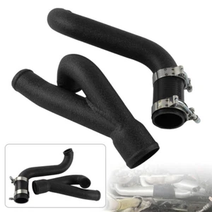 2" Aluminum Turbo Outlet Charge Pipe Kit For 2007-2013 BMW 335i 335is N54 Black - Bild 1 von 9