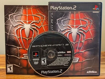 Spider-Man 3 PS2 CIB Sony PlayStation 2 Black Label Complete w/ Manual - Image 1 of 4
