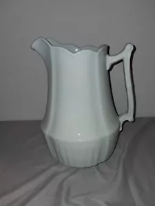 Antique 11 Inch Johnson Bros. England, Royal Ironstone China Whiteware Pitcher - Picture 1 of 7