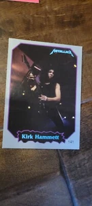 1997 ROCK CARDS FROM ARGENTINA STICKER KIRK HAMMETT METALLICA LEAD GUITARIST 141 - Picture 1 of 1
