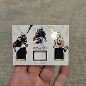2017 Panini Immaculate Triple Jerseys /49 Mike Williams Joey Bosa Rookie RC - Picture 1 of 2