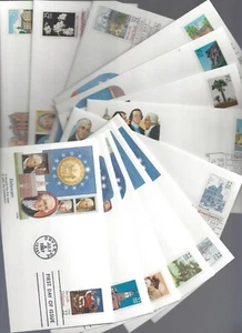 1987-88 Scott 2336-48 FDC's; Fleetwood cachets; First States to Ratify Constitu. - Picture 1 of 6