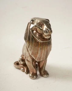 Mid Century Metal Lion Figurine (M4R/JSF6) 4.5" MGM Carnival Prize Souvenir - Picture 1 of 7