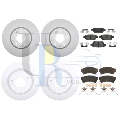 Подходит для Lincoln MKZ 2007-2011 годов выпуска комплект передних и задних роторов с покрытием керамические колодки Raybestos - Изображение 1 из 4
