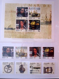 AUSTRALIA - COLLECTION OF 1985 STAMPS - MNH - CAT VAL $45.30 - Picture 1 of 4