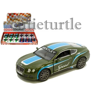 Kinsmart 2012 Bentley Continental GT velocidad 1:38 con rayas diecast KT5369DF - Imagen 1 de 1
