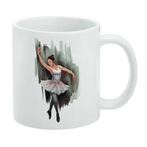 Ballerina Painting White Mug - Picture 1 of 4