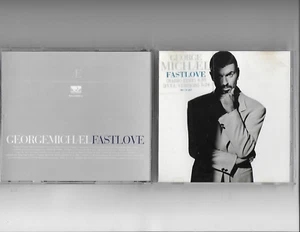 George Michael-Fast Love (2 vers) *Promo CD single w/PS* - Imagen 1 de 1