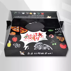 100 cajas de postre para llevar galletas brownies donuts con mango cajas de pizza de 9"" - Imagen 1 de 7