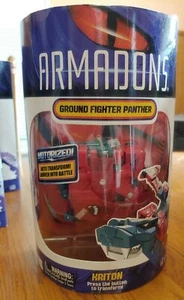 ARMADONS Ground Fighter Panther Kriton Transforming Battle giocattolo nuovo/scatola danneggiata - Foto 1 di 7