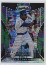 2019 Panini Prizm Tier III Purple and Green Hyper Prizm Andre Dawson #214 HOF