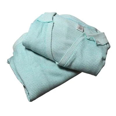 Liz Claiborne Light Blue Waffle Knit Lounge Set Women’s Plus Size 3X Sleepwear - Image 1 of 4