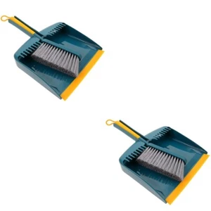  2 Sets Zweiteiliger Besen Handhelder Kleiner Mit Dustpan Handbesen Und Staubpan - Bild 1 von 12