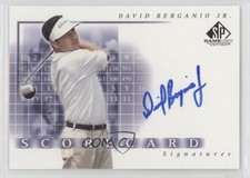 2002 SP Game Used Edition Scorecard Signatures David Berganio Jr #SS-DB Auto