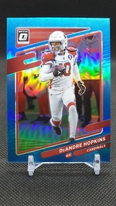 2021 Panini Donruss Optic Deandre Hopkins Blue Prizm #/299 SP Cardinals - Picture 1 of 2