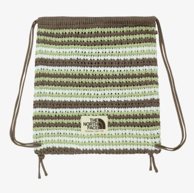 THE NORTH FACE - CROCHET DRAWSTRING BAG / APPLE GREEN NN2PR19L - Image 1 of 4