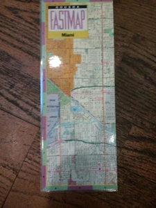 Mapa plegable laminado Miami FastMap (FM) - Imagen 1 de 2
