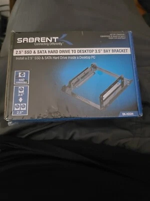 Sabrent BK-HDDH 2.5'' SSD & SATA Hard Drive to Desktop 3.5" Bay Bracket - Image 1 of 4