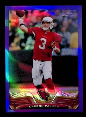 Carson Palmer 2013 Topps Chrome Purple Refractor #44 412/499 - Image 1 of 2