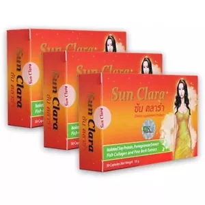 3X Sun Clara Tailandesas Hierbas Naturales Equilibrio Hormona Mujer Cuerpo Saludable 30 Cápsulas - Imagen 1 de 7