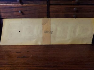 Vintage 1969-71 Dodge FARGO Pickups White Tailgate Decal #3494943 NOS - Bild 1 von 8