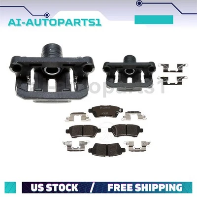 Pinzas de freno y pastillas de freno trasero izquierdo derecho Nissan Xterra 2006 2007 Foto 1 de 4