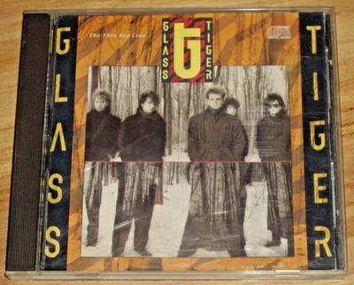 GLASS TIGER *CANADA Press CD ' THE THIN RED LINE ' 1986 EXC - Image 1 of 3