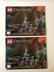 LEGO The Lord of the Rings 79008 Pirate Ship Ambush Instruction Booklet