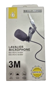 🎙️ Microfono Lavalier 3.5mm Clip-On 360° • Riduzione Rumore • NUOVO - Foto 1 di 6