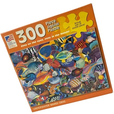 Underwater Mardi Gras Jigsaw Puzzle 300 Piece Great American Puzzle Factory 2005 - Image 1 of 4