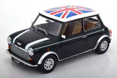 1:12 KK-Scale Mini Cooper RHD darkgreen-metallic/white/Union Jack - Bild 1 von 4